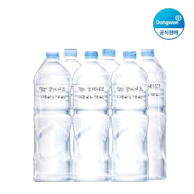 [동원] 동원샘물(무라벨) 2L X 6병 (1pack)