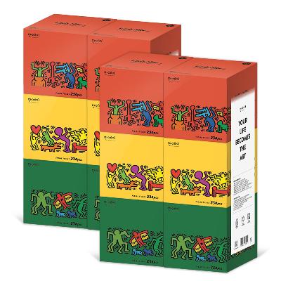 한예지 키스해링 FESTA 미용티슈 230매 6입 (2팩)