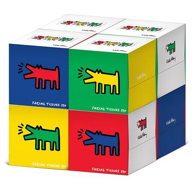 한예지 키스해링 CUBE 미용티슈 230매 8입 (1팩)