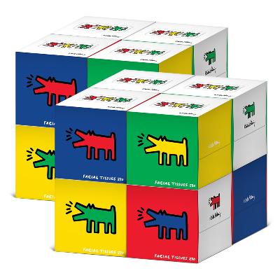 한예지 키스해링 CUBE 미용티슈 230매 8입 (2팩)