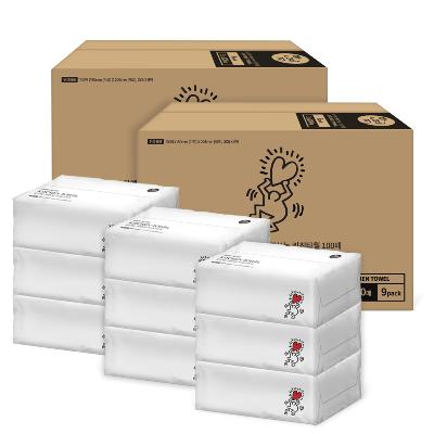 키스해링 뽑아쓰는 소프트 키친타올 100매 (18팩)