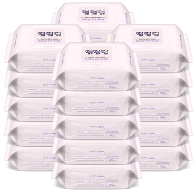 한예지 키스해링 '퍼플' 물티슈 캡형 100매 (20팩)