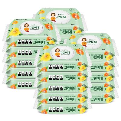한예지 그린비데 물티슈 캡형 46매 (20팩)