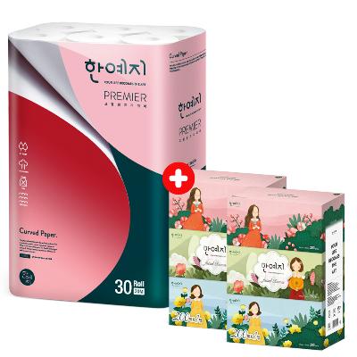 한예지 고평량 PREMIER (1팩) + 캐릭터 200매 3입(2팩)