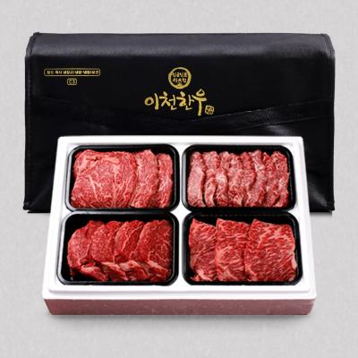[이천축협] 1등급이상 무항생제 한우 구이2호 선물세트