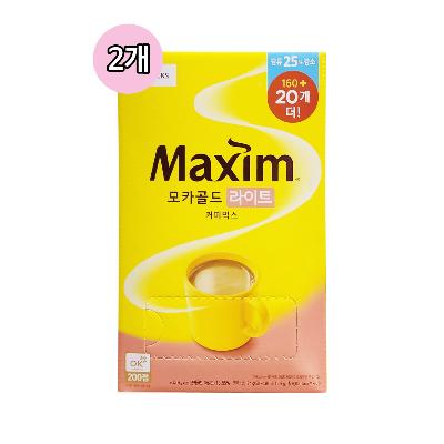 맥심 모카골드 라이트(180t)x2개입
