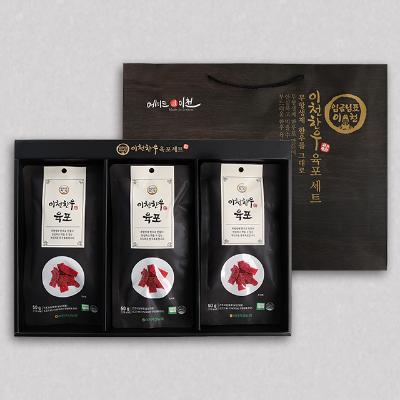 [이천축협] 무항생제 한우 육포 선물세트 6팩