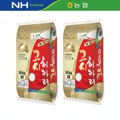[25년_조암농협] 밥맛이 일품인 고시히카리 10kg x 2포 [경기미]