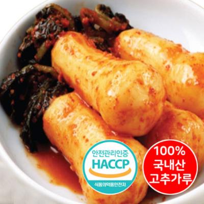 [청년김치] 100% 국내산 당일 담근_엄마 손맛_총각김치 [2kg-10kg]