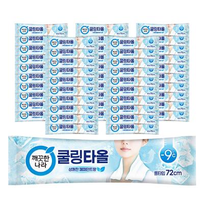 깨끗한나라 쿨링타올 페퍼민트 1롤 x 50입