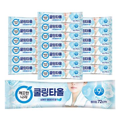 깨끗한나라 쿨링타올 페퍼민트 1롤 x 20입