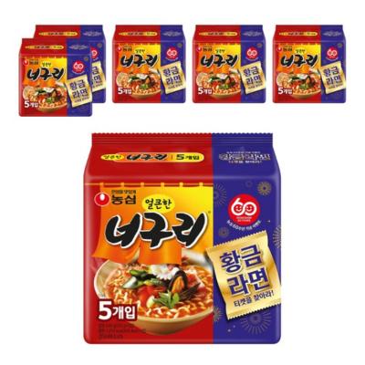 [너구리] 너구리 얼큰한맛 40개입/봉지라면