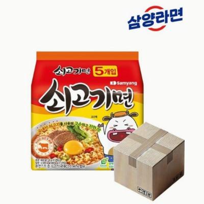 [삼양식품] 대관령 쇠고기면(5입멀티) 40개입
