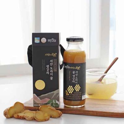 [서산] 프리미엄 도라지 꿀 생강차 250ml