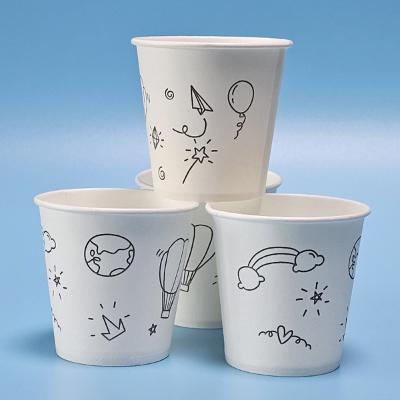 [국내생산] 튼튼한 구름 종이컵 무형광 184ml 6.5온스 1000개 1박스