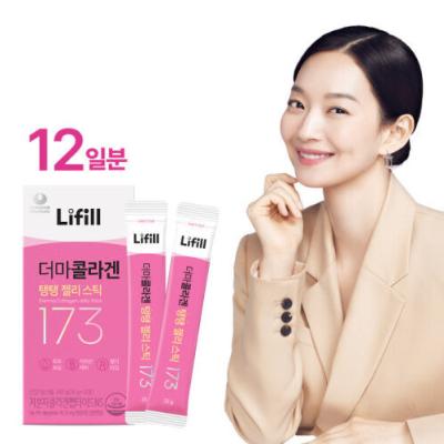 ★타임특가★ [농심] 더마콜라겐 탱탱 젤리 스틱 12포 [12일분-1개월분]