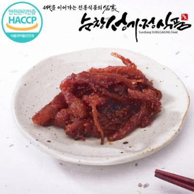 [성가정식품] 국산재료_밥도둑 더덕 장아찌 200g