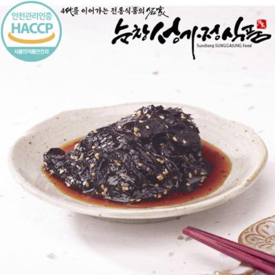 [성가정식품] 국산재료_밥도둑 김 장아찌 200g