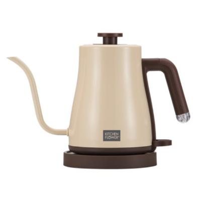 [키친플라워] 뉴트로 전기드립주전자 스텐 전기포트 KEK-DJD120 브루잉 드립커피