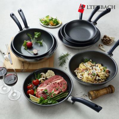 [알텐바흐] 헥사 통5중 스텐 코팅 후라이팬 궁중팬 인덕션 스텐팬모음 독일 자일란코팅