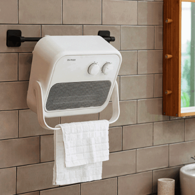 [듀플렉스] 미니 PTC 히터 난방기 욕실 온풍기 화장실 벽걸이 난로 DP-AC30FH