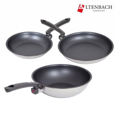 [알텐바흐]울트라콤보 통5중 스텐 옥토퍼스 코팅 프라이팬 인덕션 후라이팬 궁중팬 집들이선물