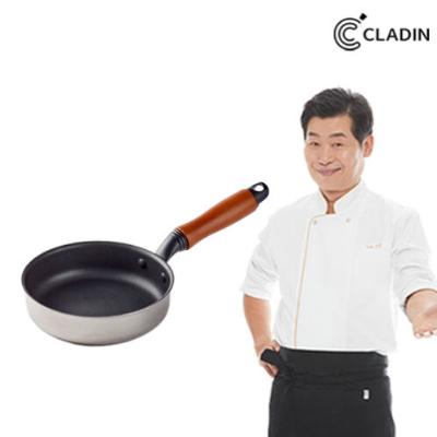[클래딘] 이연복 쉐프 스테인리스 통2중 원형 에그팬 14cm