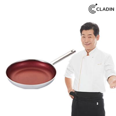 [클래딘] 이연복 쉐프 스테인리스 통3중 배네핏라인 28cm 프라이팬