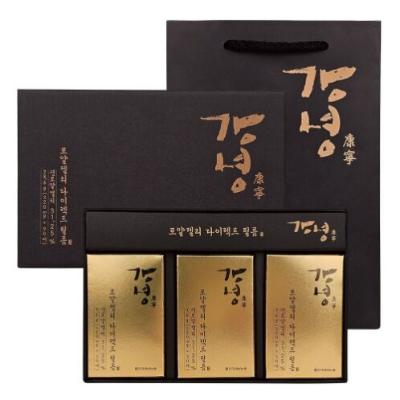 [한국양봉농협] 강녕 로얄젤리 다이렉트 필름 효능 90매(3달분/선물박스+쇼핑백)건강 선물