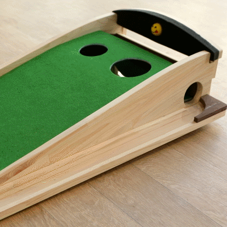 [공동구매][필드만] 퍼팅연습기 퍼터 퍼팅 매트 골프 무소음 자동리턴