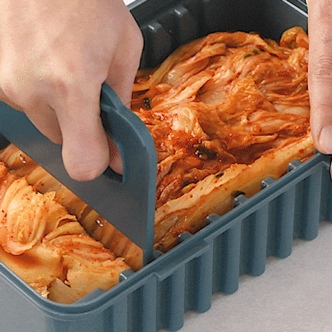 [공동구매][혼시티] 김치자르미 밀폐용기 김치통(3L) 2종세트(민트/핑크 각1ea)