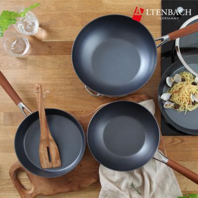 [알텐바흐] 파인우드 통5중 스텐 인덕션 후라이팬 궁중팬 달걀말이팬 사각그릴팬 옥토퍼스 코팅프라이팬