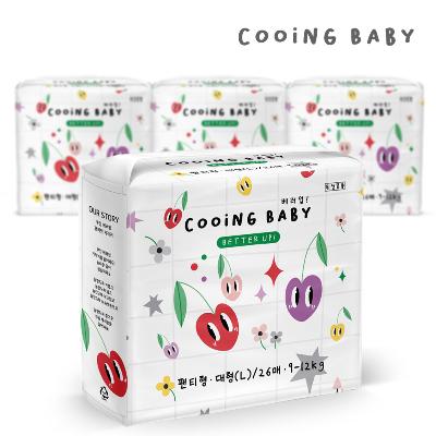 쿠잉 베러업 풀커버 팬티기저귀 대형(L) 26매 x 4팩