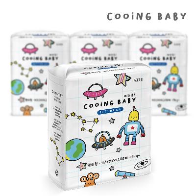 쿠잉 베러업 풀커버 팬티기저귀 키즈형(XXXL) 18매 x 4팩