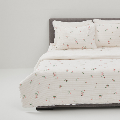 [레노마홈]로사 극세사 겨울차렵이불