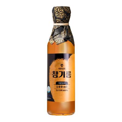 55년전통 대현상회 저온압착 국산참기름 180ml / HACCP 백년가게 방앗간