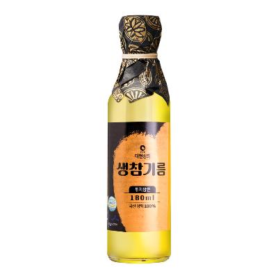 55년전통 대현상회 볶지않은 국산 생참기름 180ml / HACCP 백년가게 방앗간