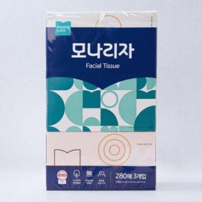 [모나리자] 미용티슈 280매x3입