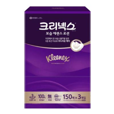 [크리넥스] 보습에센스 로션티슈 150매*3입x2