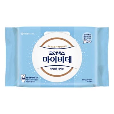 [크리넥스] 마이비데 물티슈 캡형46매x4