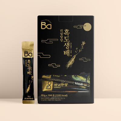 [리얼당당] 흑도라지 생강 배 흑도생배 100포 x 1박스