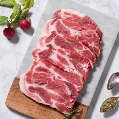 [녹차먹인한돈] 보성녹돈 1등급 목살 300g 500g 구이용 보쌈용