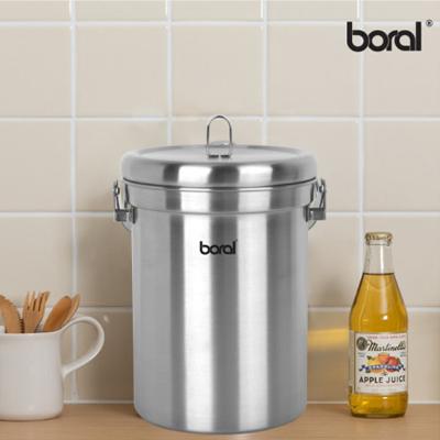 ★타임특가★보랄 스테인레스 스틸 음식물 쓰레기통 3.0L BR-300L