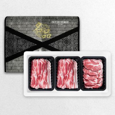 [녹차먹인한돈] 보성녹돈 1등급 구이 선물세트 1호 1.2kg 삼겹살 800g 목살 400g