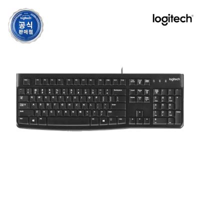 [로지텍] 유선키보드, K120 NEW 블랙/USB/키스킨포함 [로지텍코리아정품] 