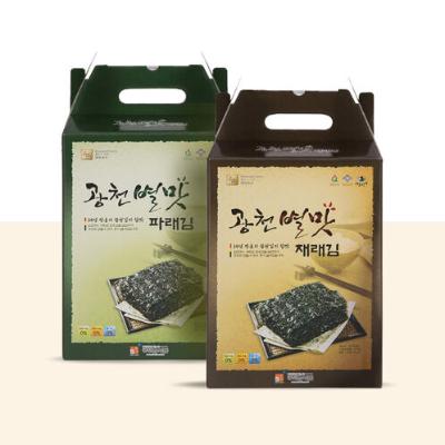 [광천별맛김] 광천김 파래 재래 전장김 20g x 10봉 전장용김 조미김 잘라먹는김