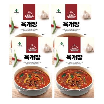 유별난 육개장 600g x 4팩