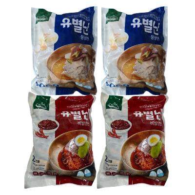 유별난 물냉면 2팩+비빔냉면 2팩