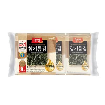 [동원] 양반 참기름김[식탁9P(9매)] x 6 (54봉)