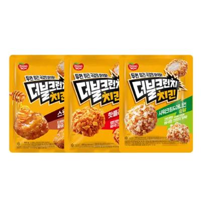 [동원] 더블크런치 스윗허니 순살치킨+핫플레이크 시즈닝치킨+사워크림&어니언 시즈닝치킨 (총 380g*3)